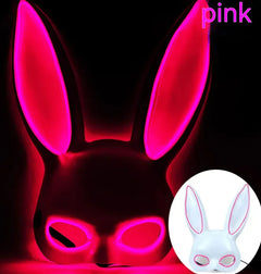 Christmas Ball Luminous Rabbit Mask