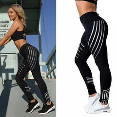 High Elastic Shine Workout Pants